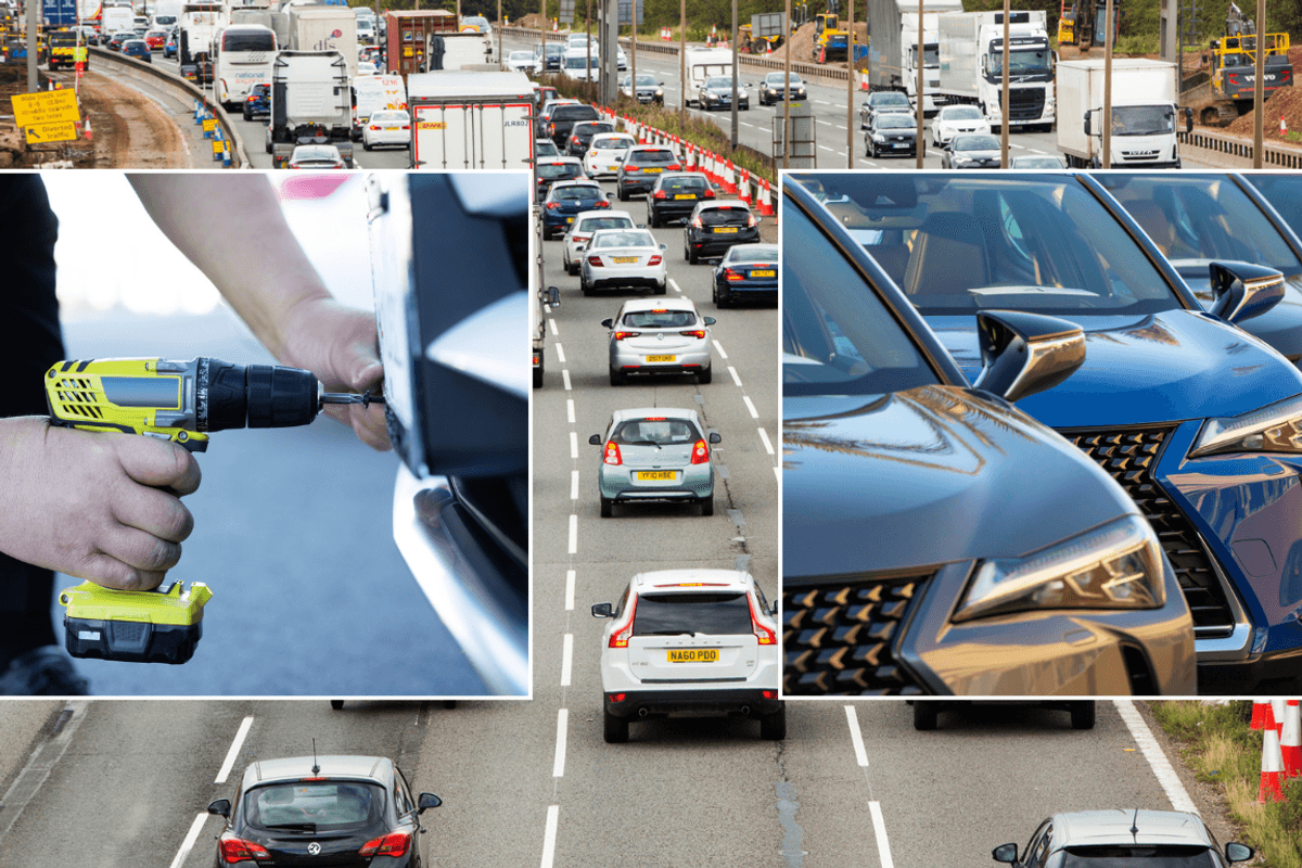 Number plate, cars and UK roads