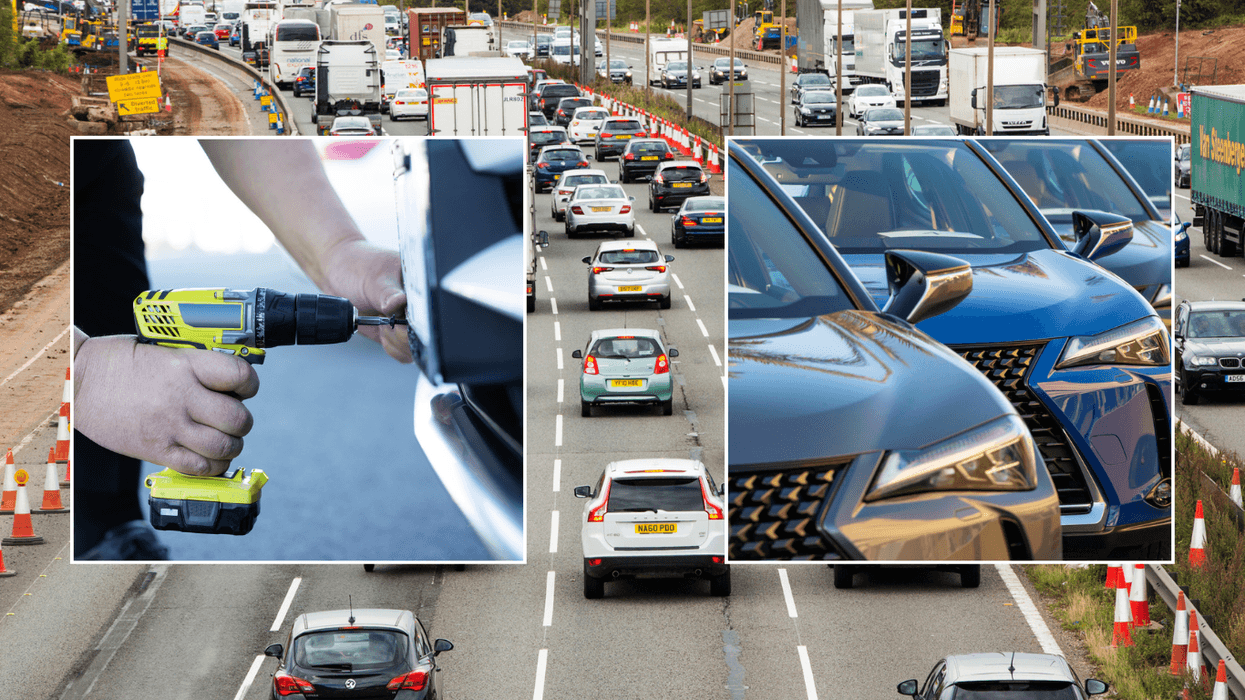 Number plate, cars and UK roads