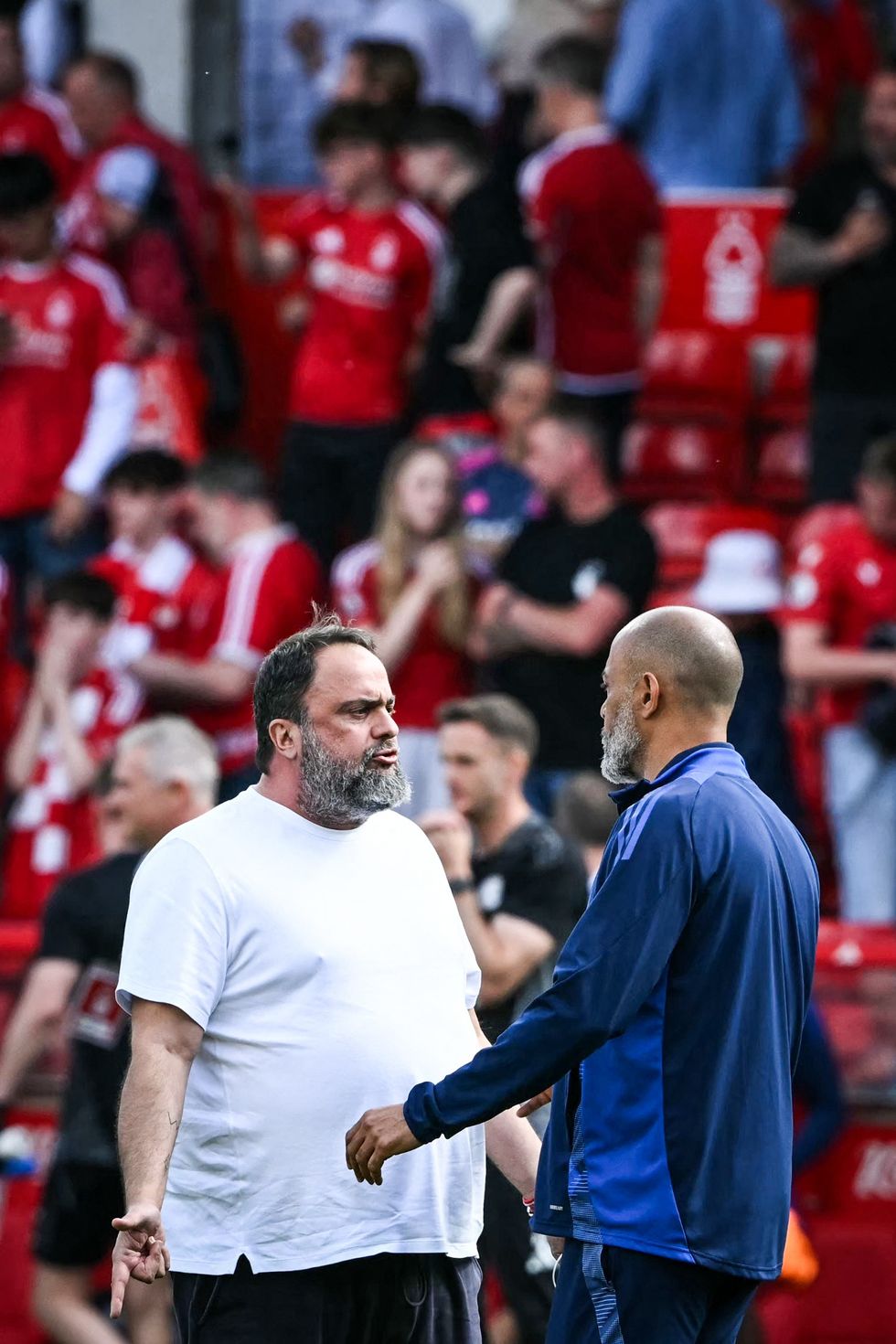 Nuno Espirito Santo and Evangelos Marinakis