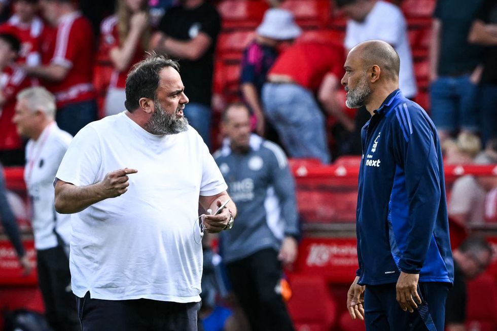 Nuno Espirito Santo and Evangelos Marinakis