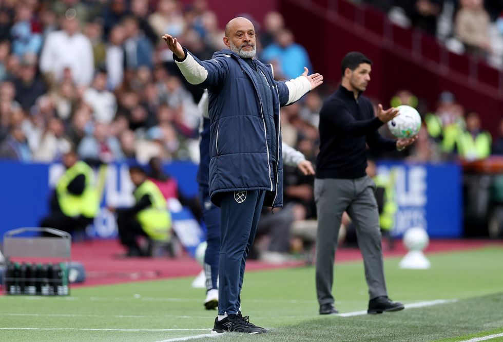 Nuno Espirito Santo has raged at VAR after West Ham had a late goal disallowed against Arsenal on Sunday