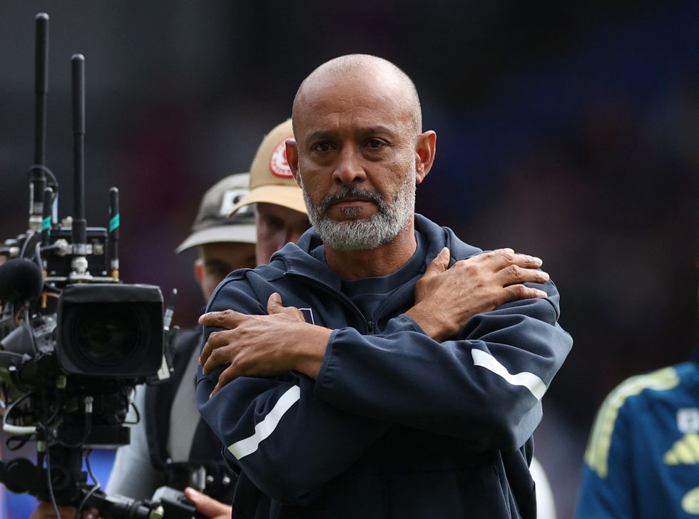 Nuno Espirito Santo will oversee West Ham's match with Everton on Monday