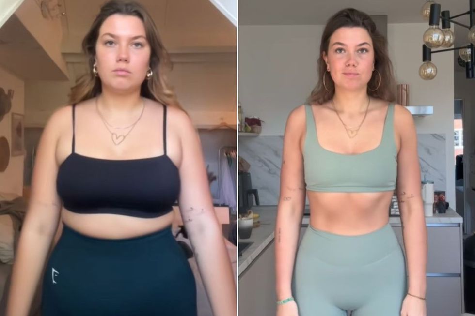 Nyn's leventj (@noinksi) before and after weight loss