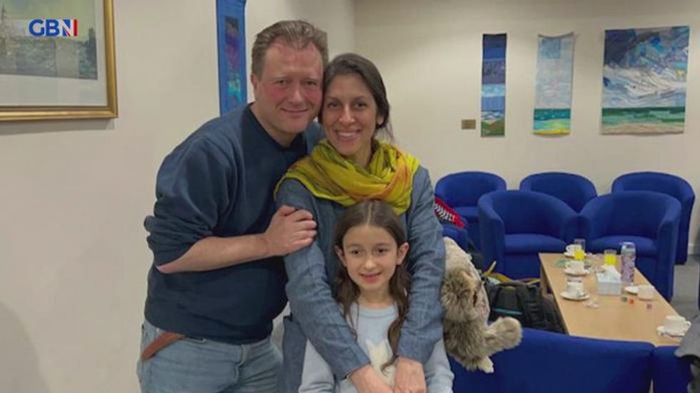 Nazanin Zaghari-Ratcliffe reunited with family for first time in heartwarming video