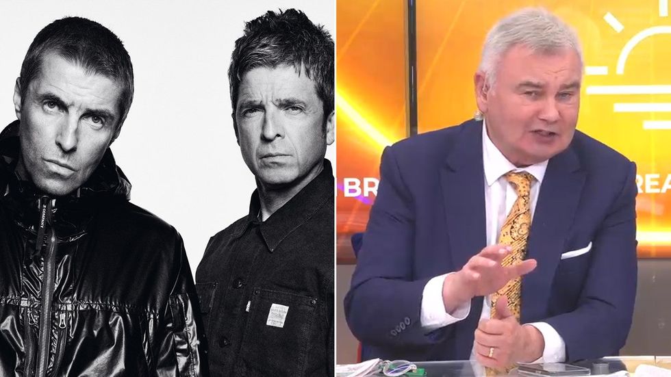 Oasis and Eamonn Holmes