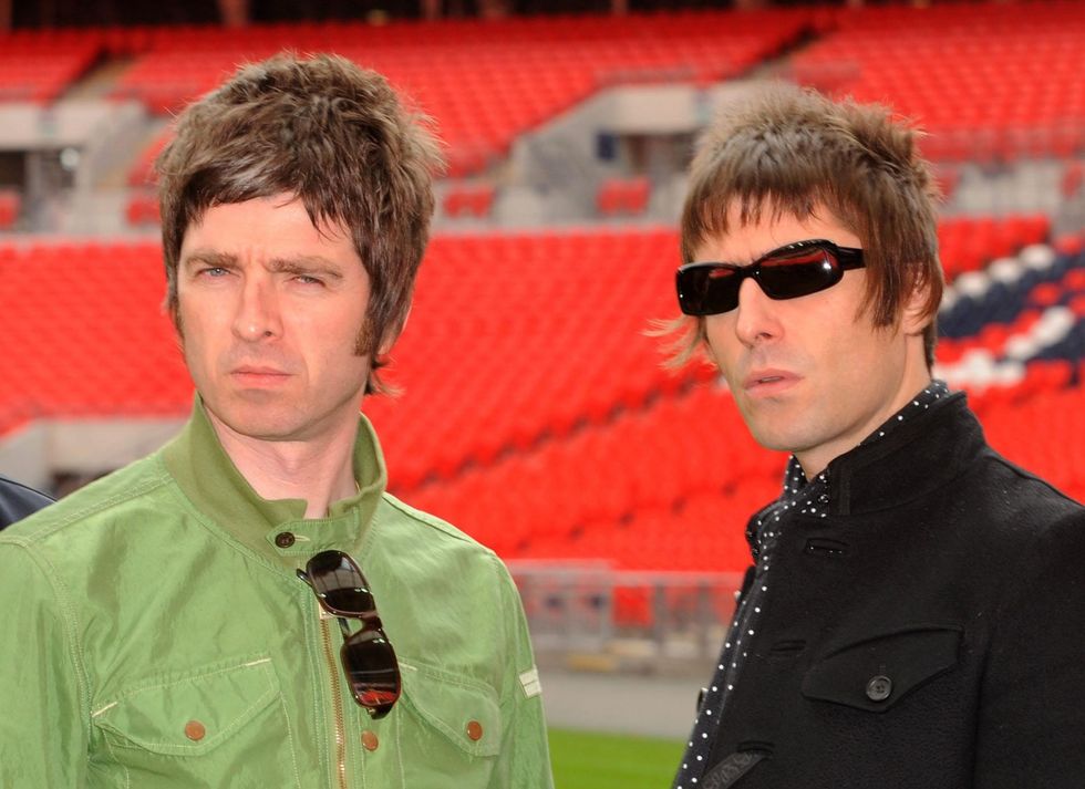 Oasis brothers Noel and Liam