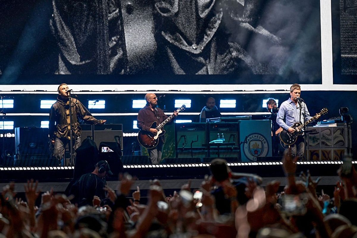 Oasis concert in Cardiff