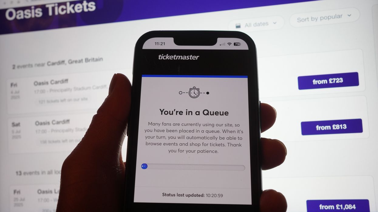 Oasis tour Ticketmaster