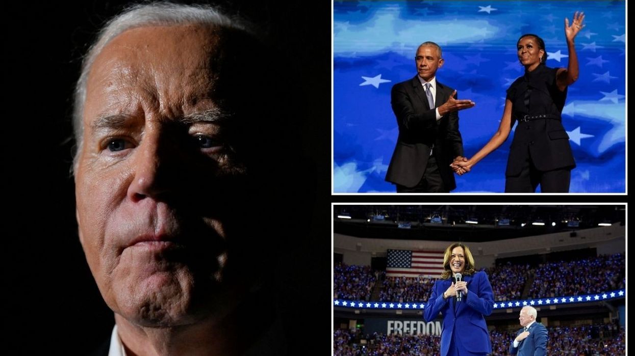 Obama and Biden feud rumours erupt as Harris campaigns miles away from DNC