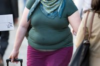 Obese woman