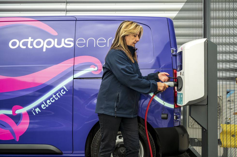 Octopus Energy electric van charging
