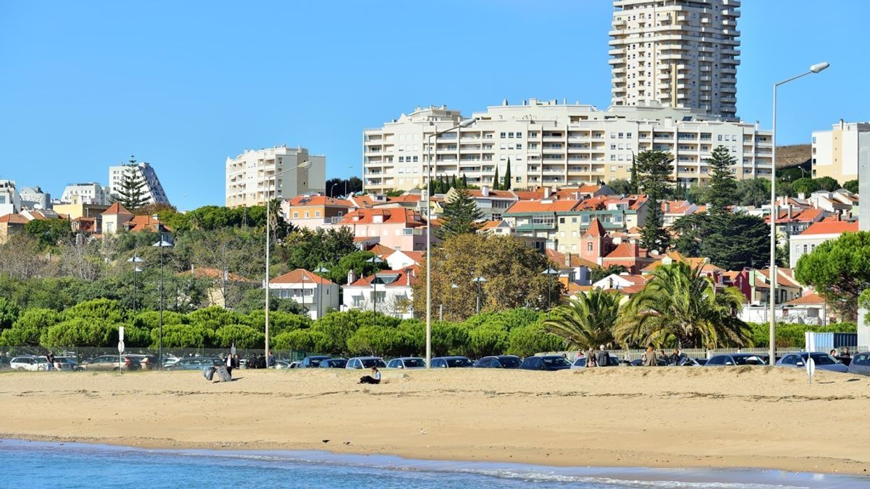 Oeiras beach Portugal