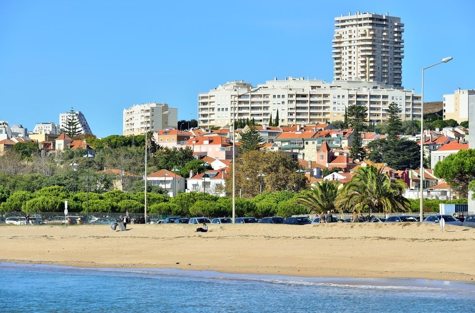 Oeiras beach Portugal