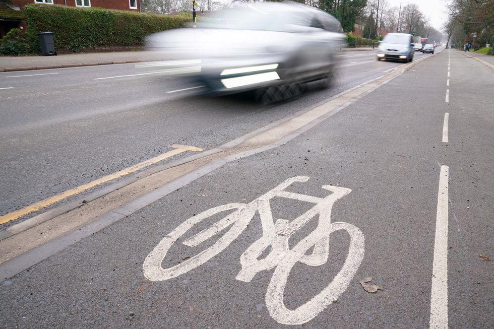 Offences include driving in cycle lanes