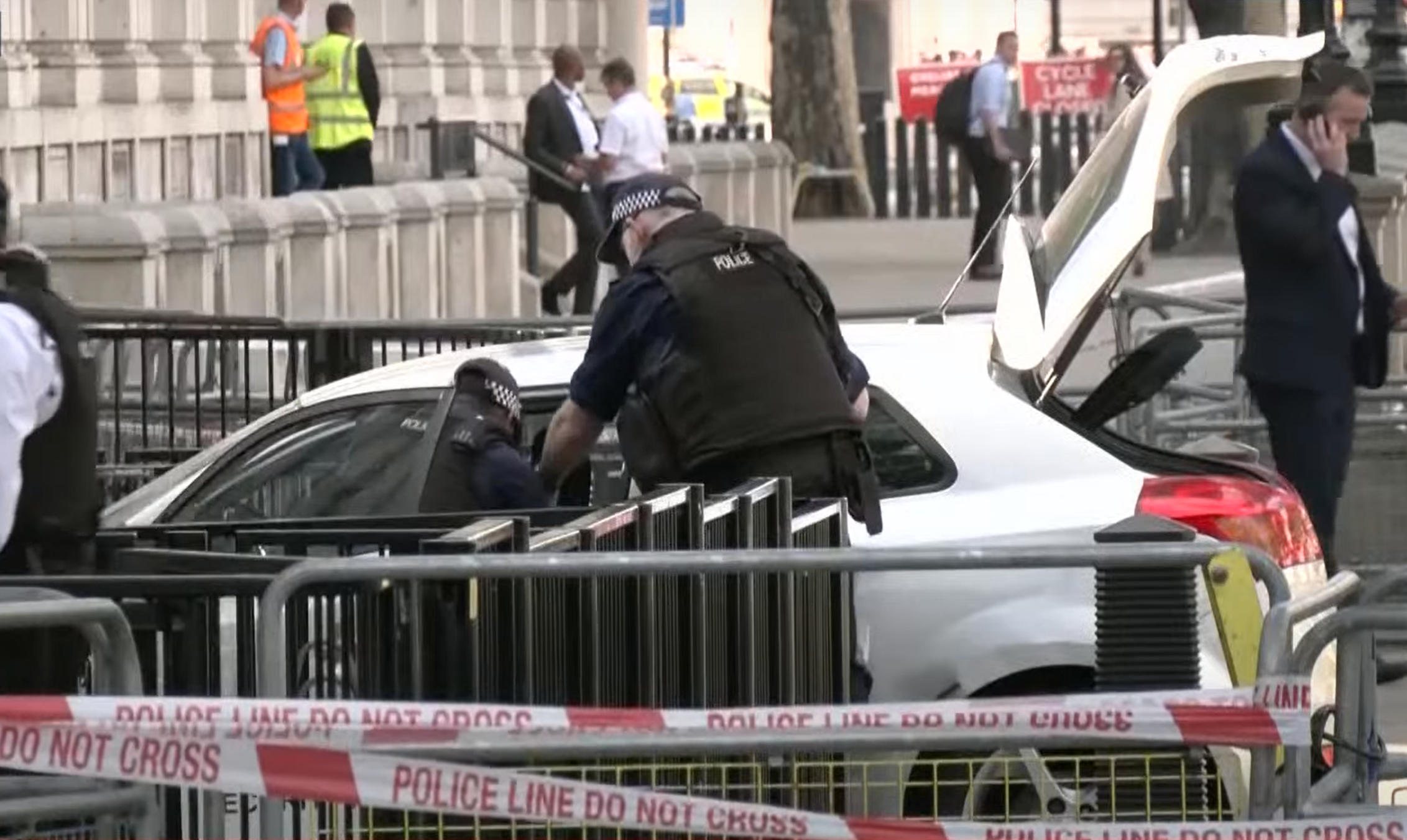 Officers have taken the suspect to a central London police station for further questioning