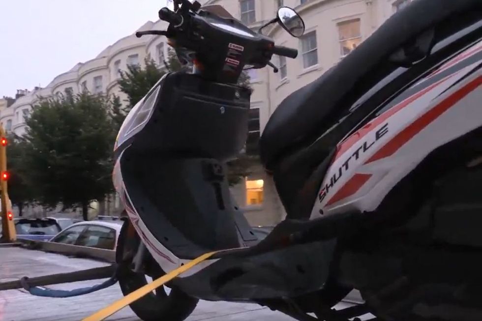 Officers impounded a motorcycle during the latest raid