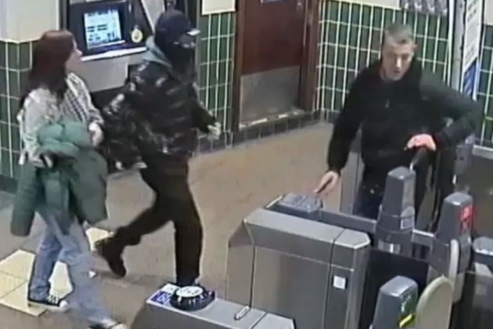 Officers released images of three people connected with an incident which took place at Elm Park Tube station on February 24