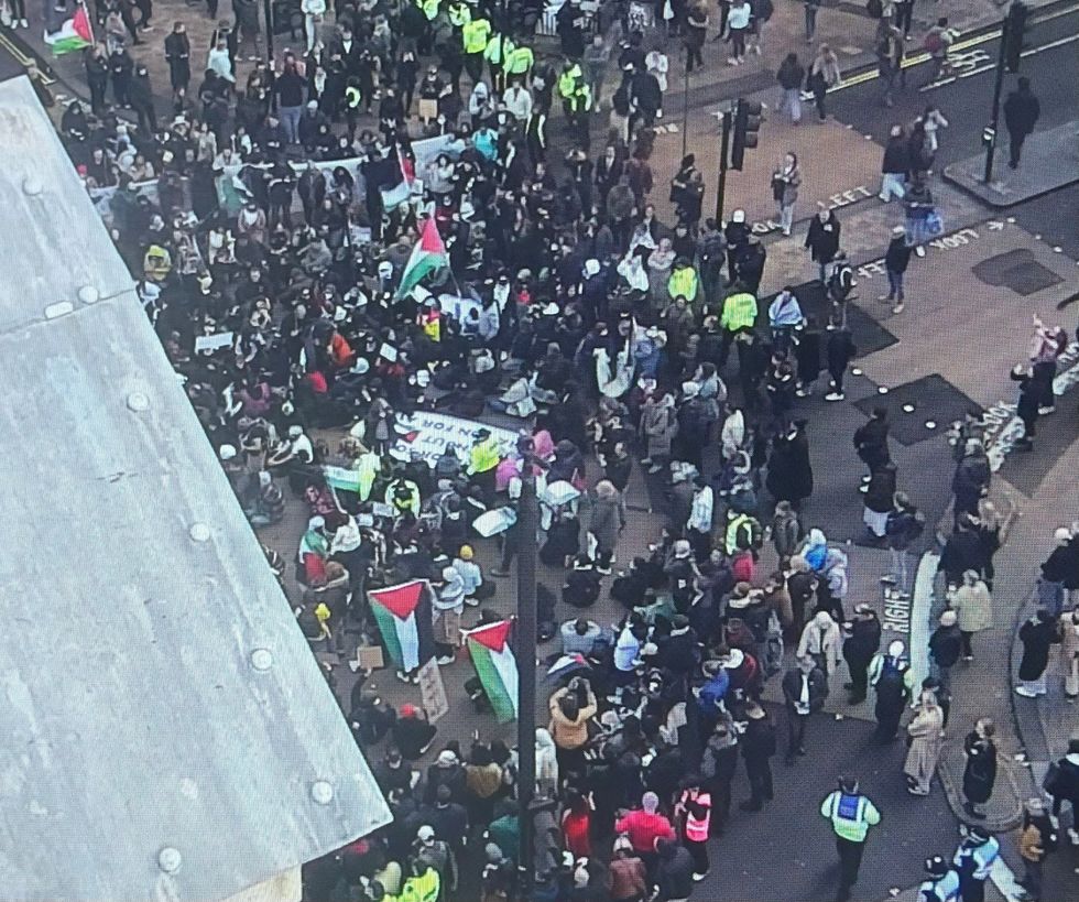 Officers were also forced to conduct a "swift intervention" at Oxford Circus.