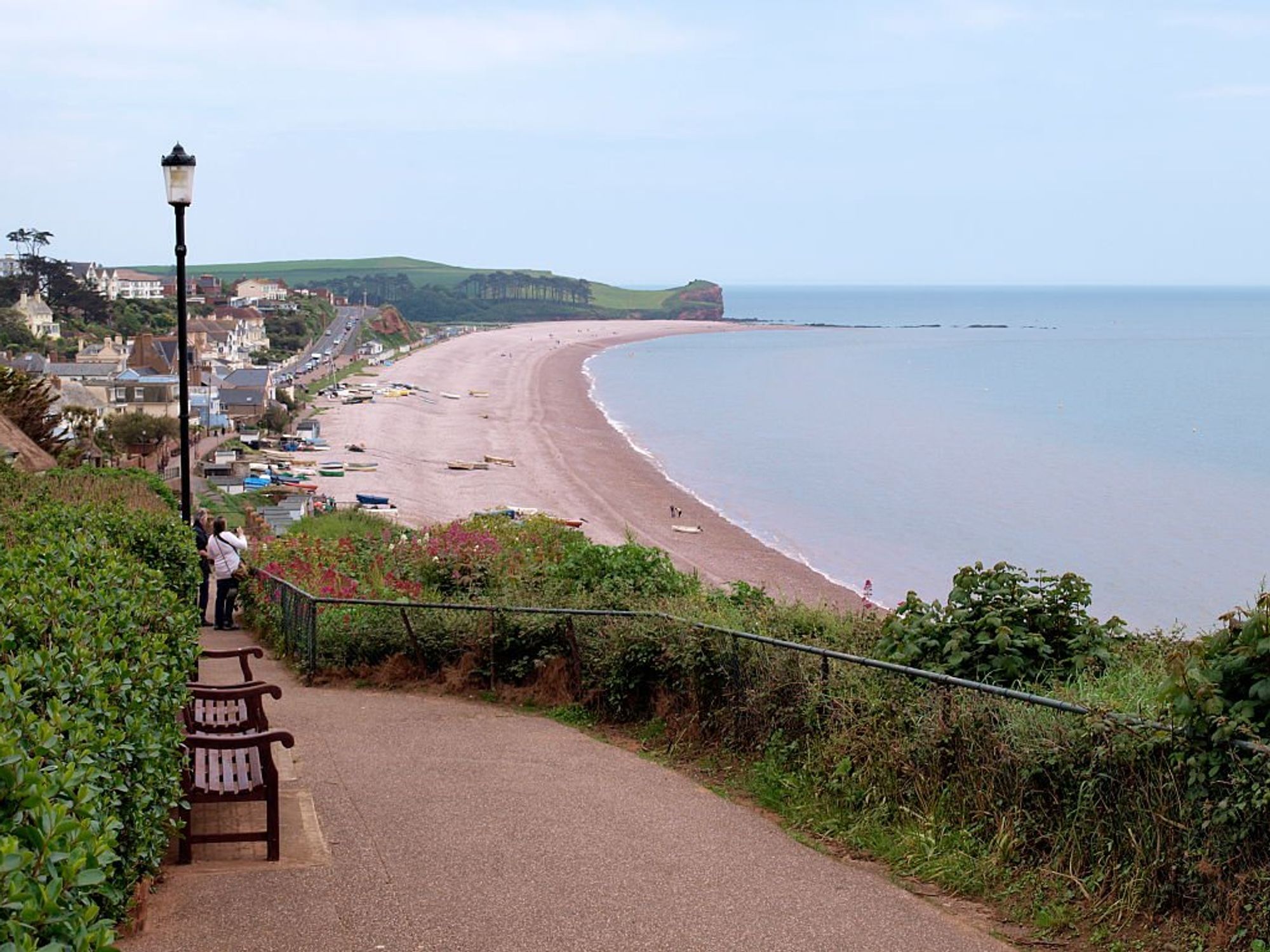 Officers were called to Budleigh Salterton