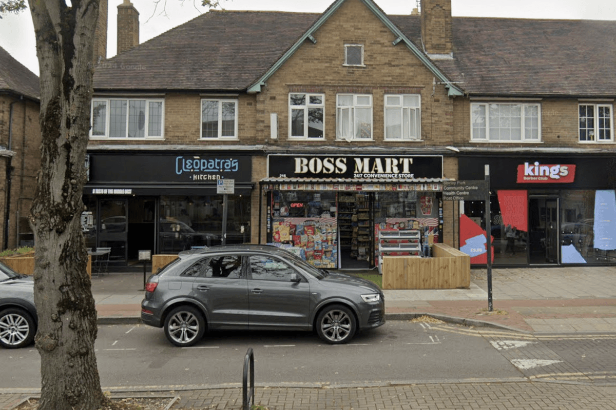 Officers were called to the Boss Mart in Shirley