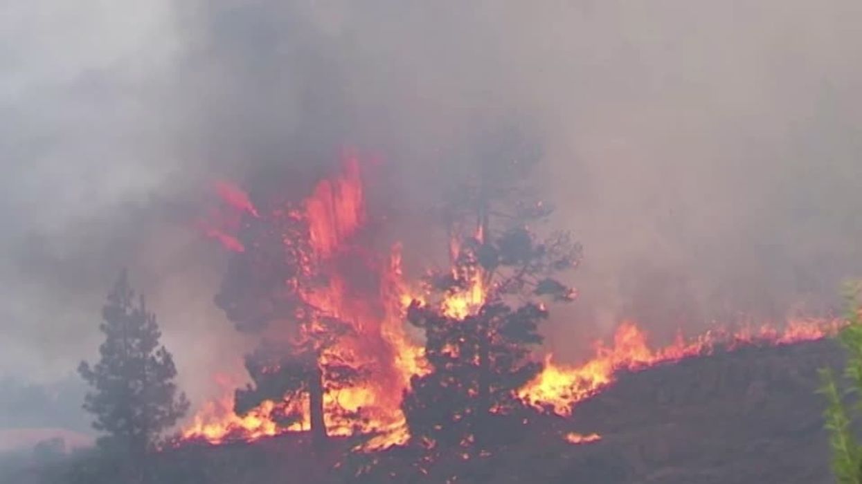 Thousands including Brits evacuated from popular tourist destination as fire ravages island