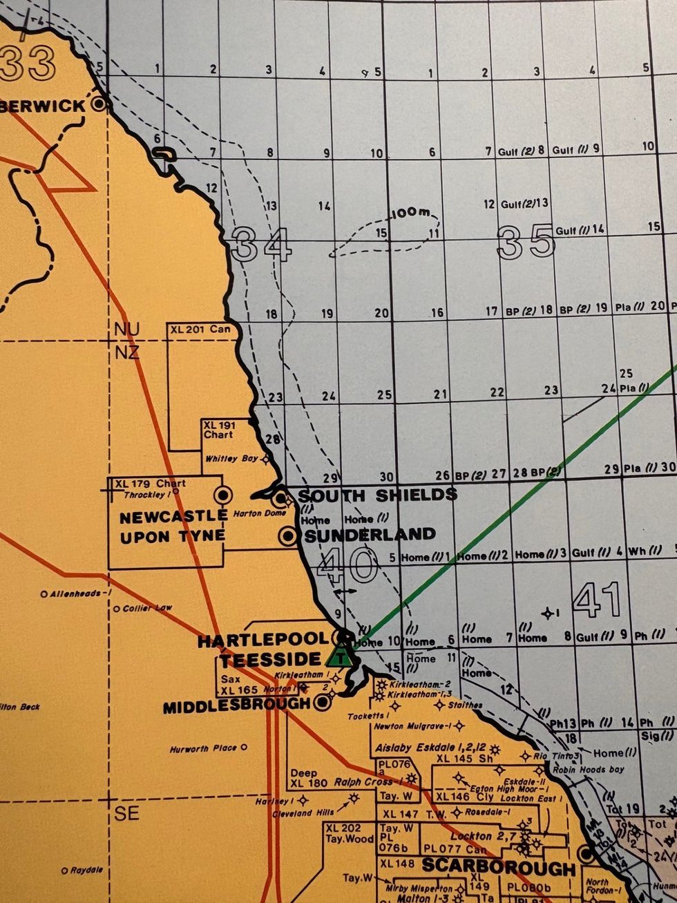 Oil pipeline bringing fuel ashore for distribution around the country