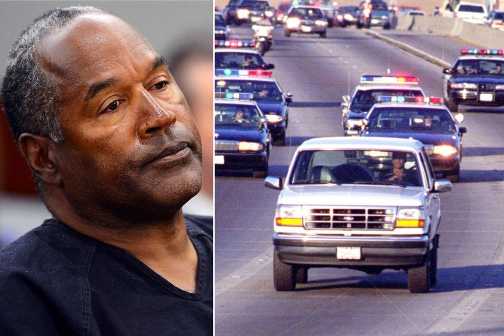 OJ Simpson and his Ford Bronco