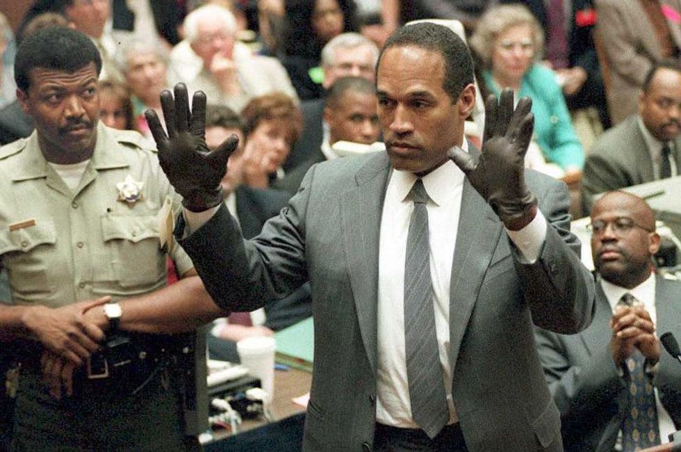 OJ Simpson in court