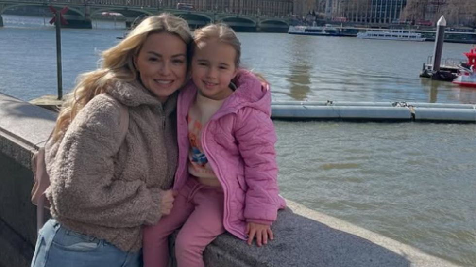 Ola Jordan with her daughter, Ella