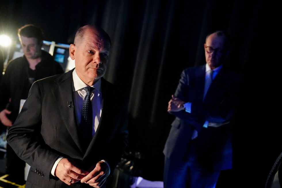 Olaf Scholz and Friedrich Merz