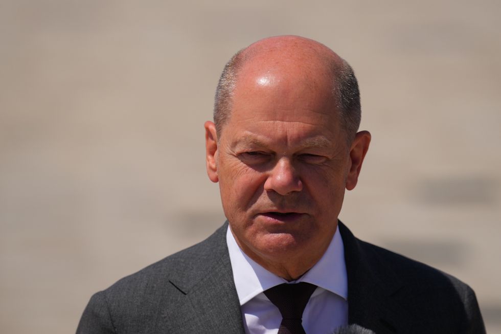 Olaf Scholz, Chancellor of Germany arrives ahead of the European Political Community