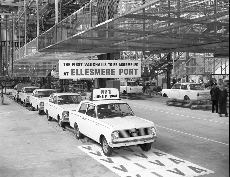 Old photo of Vauxhall car