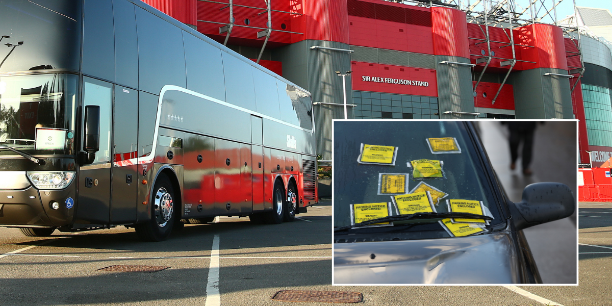 NextImg:Football fans warned of illegal parking bays near Old Trafford stadium leading to huge penalties