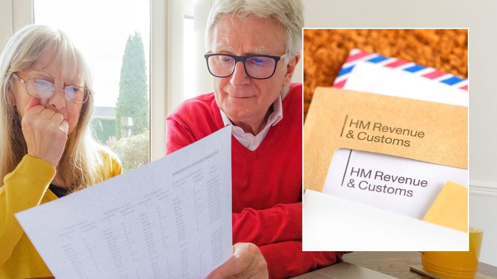 Older couple and HMRC letter