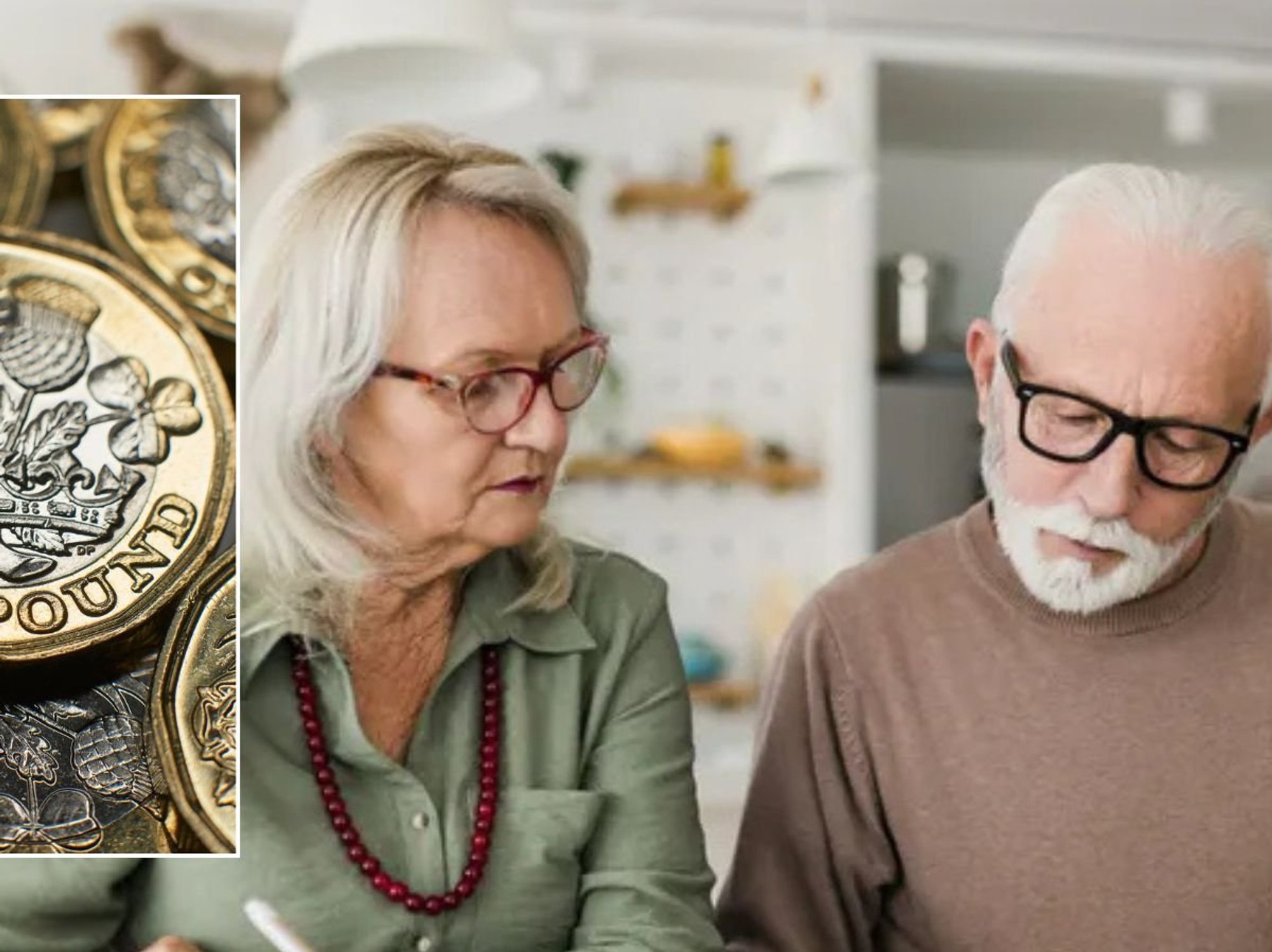 Older couple and pounds