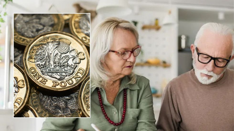 Older couple and pounds