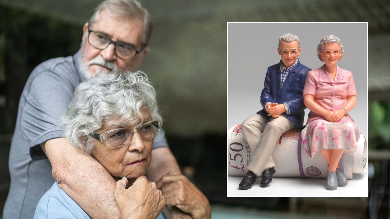 Older couple worried about money