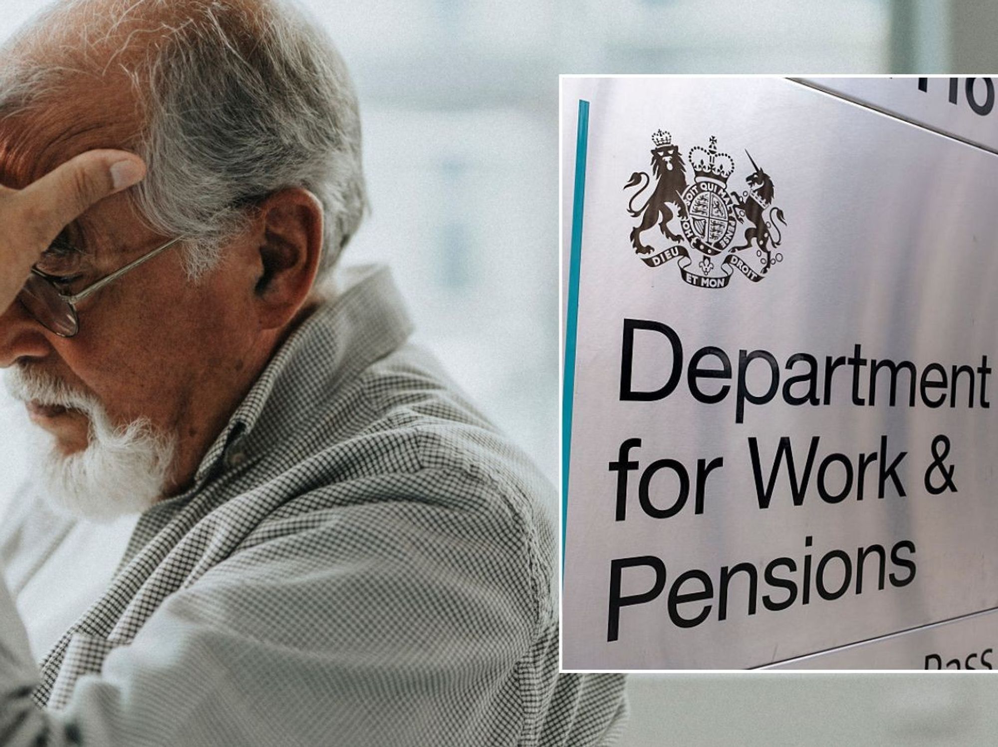Older man and DWP