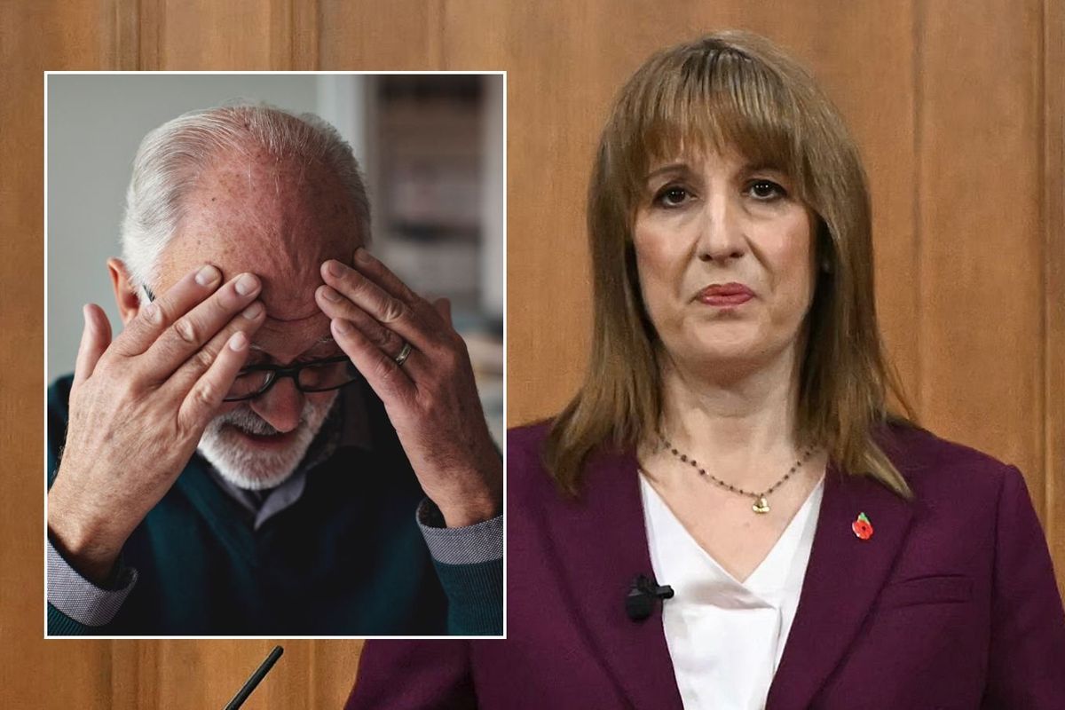 Older man and Rachel Reeves