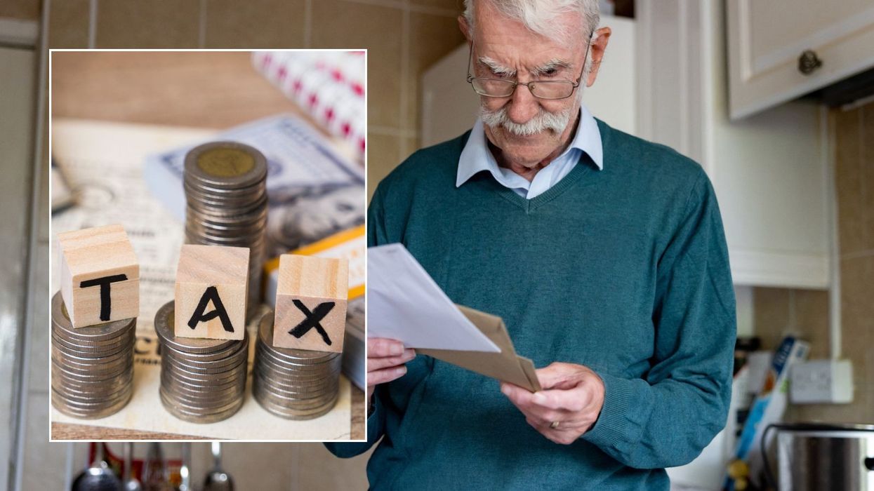 Older man and taxes