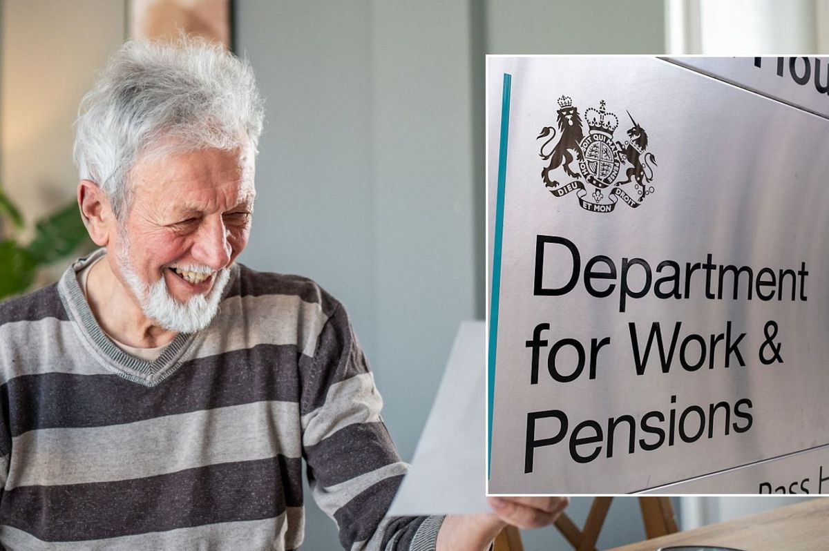 Older man happy and DWP