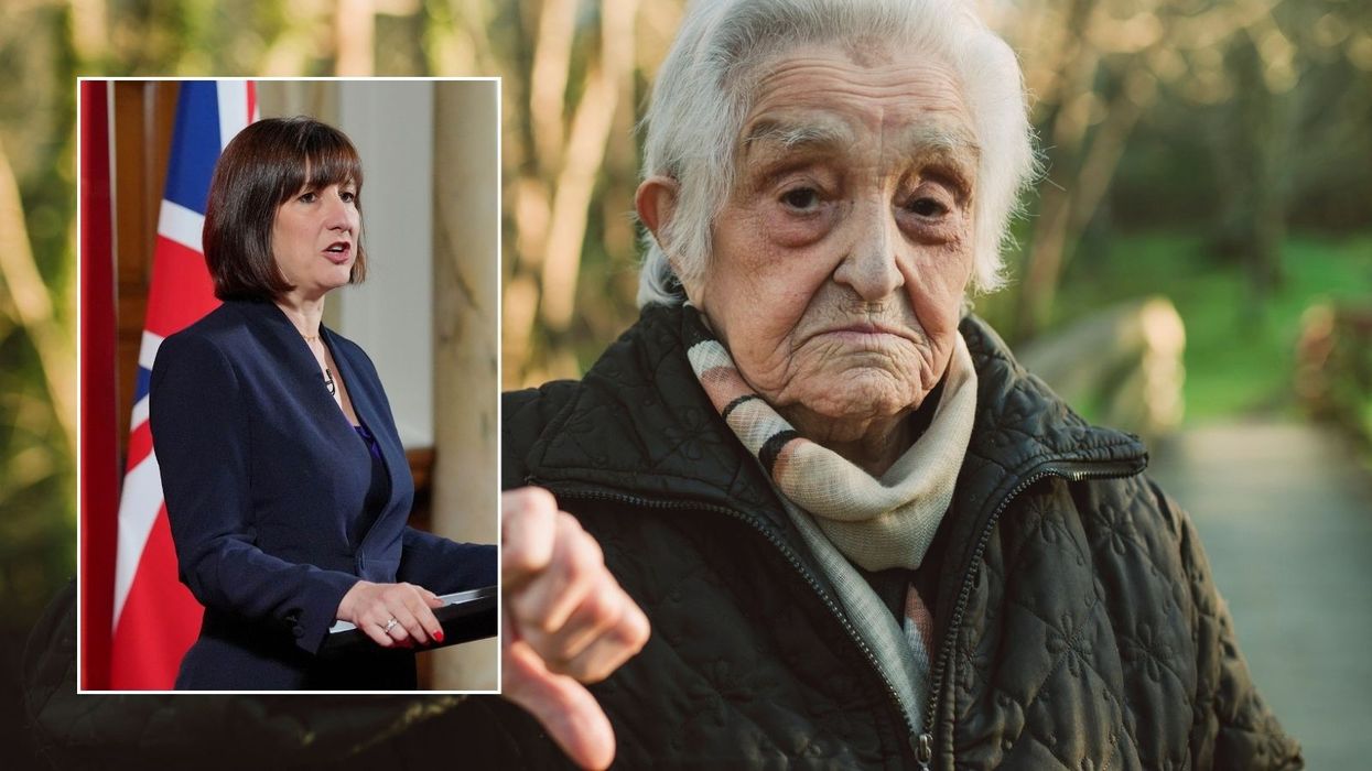 Older person and Rachel Reeves