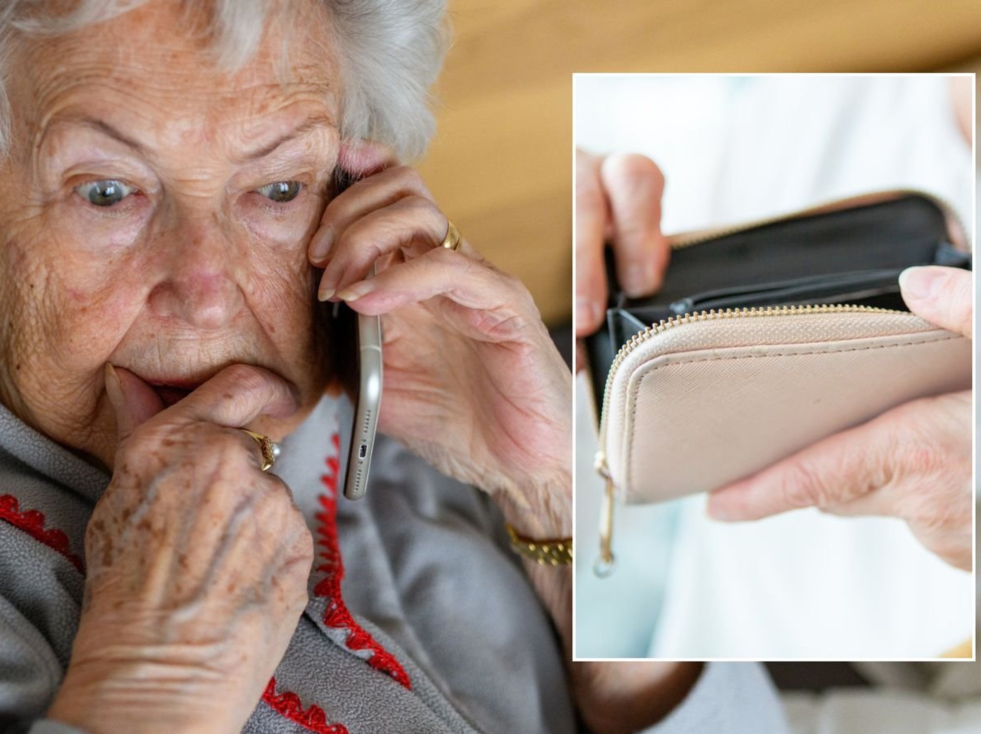 Older woman and empty nurse