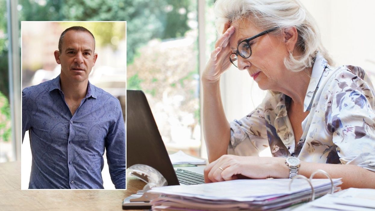 Older woman and Martin Lewis