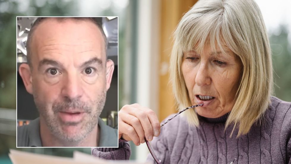 Older woman and Martin Lewis