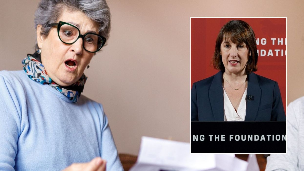 Older woman and Rachel Reeves