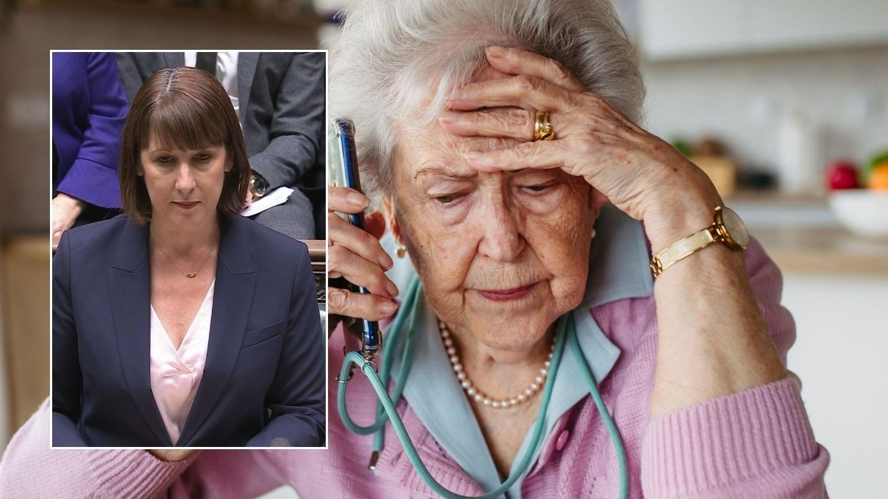 Older woman and Rachel Reeves