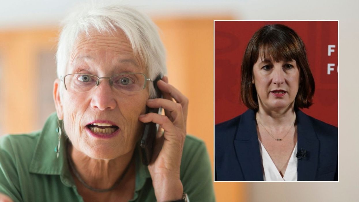Older woman and Rachel Reeves