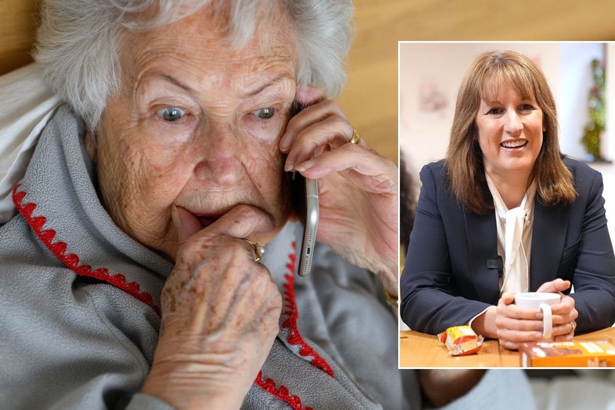 Older woman and Rachel Reeves