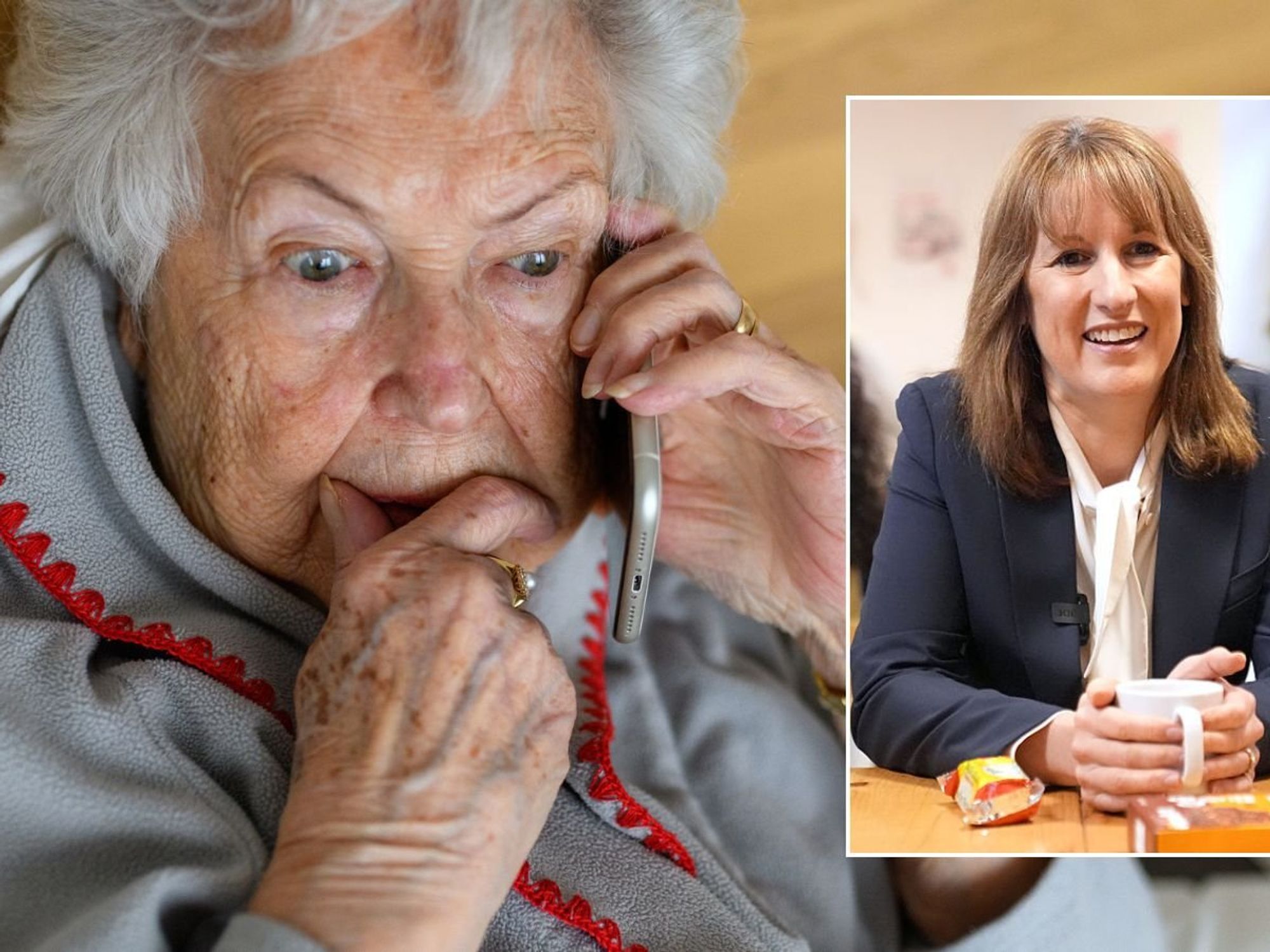 Older woman and Rachel Reeves